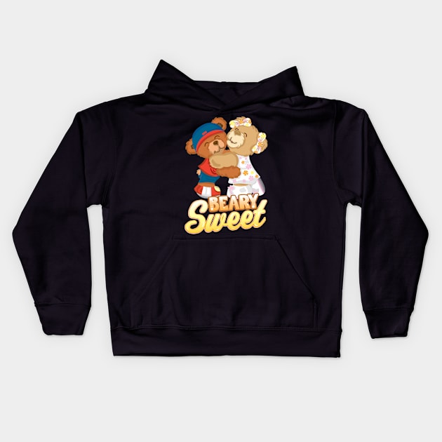 Beary Sweet Kids Hoodie by GraphicsGarageProject